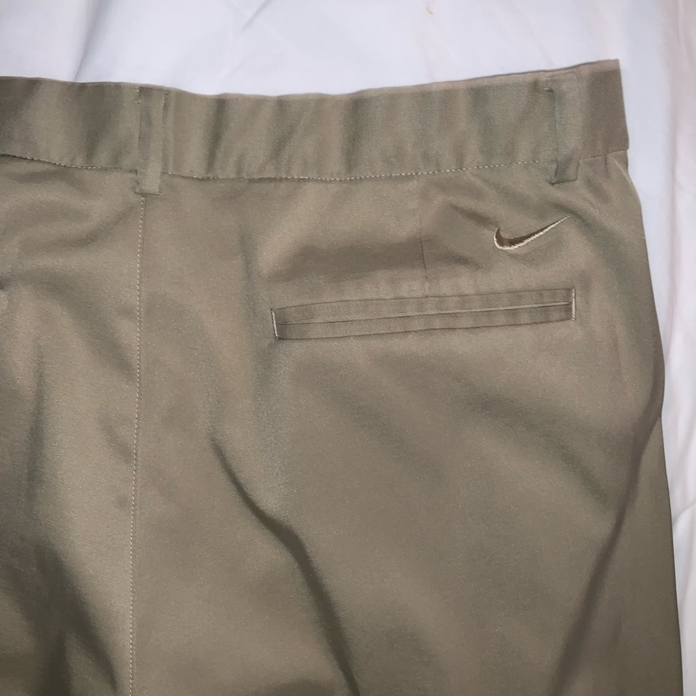 NIKE performance khaki golf polyester pants MENS size 36 X 32 - Picture 3 of 15